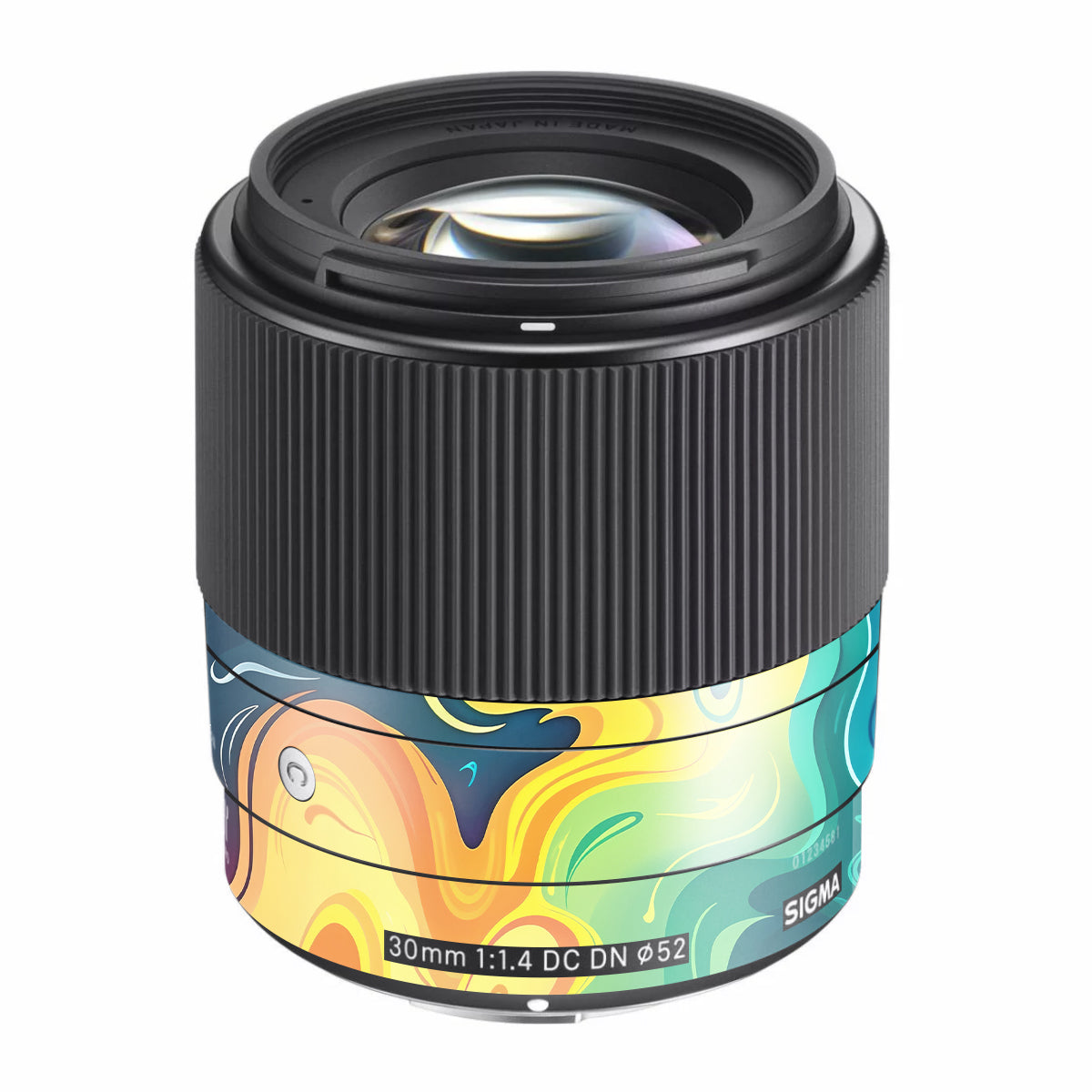 Rainbow Liquid Fusion Sigma 30mm F/1.4 DC DN Sony E Camera Lens Skin