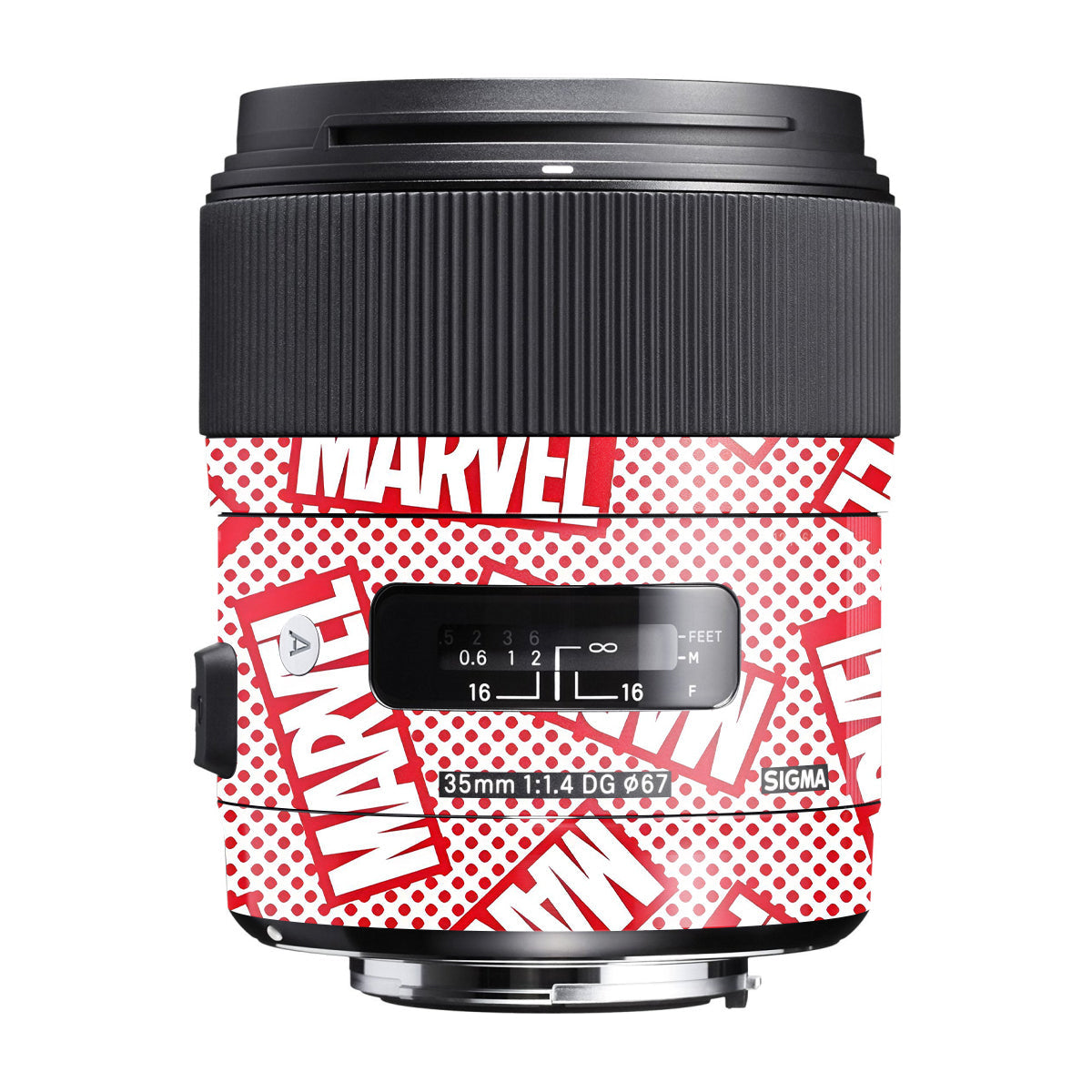 Marvel Comics Sigma 35mm F/1.4 DG Canon Mount Camera Lens Skin