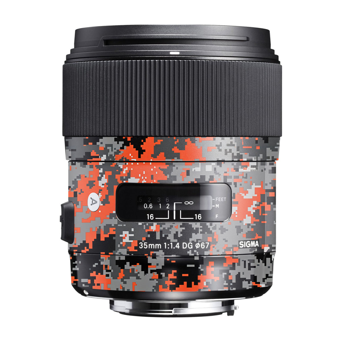 Inferno Pixel Sigma 35mm F/1.4 DG Canon Mount Camera Lens Skin