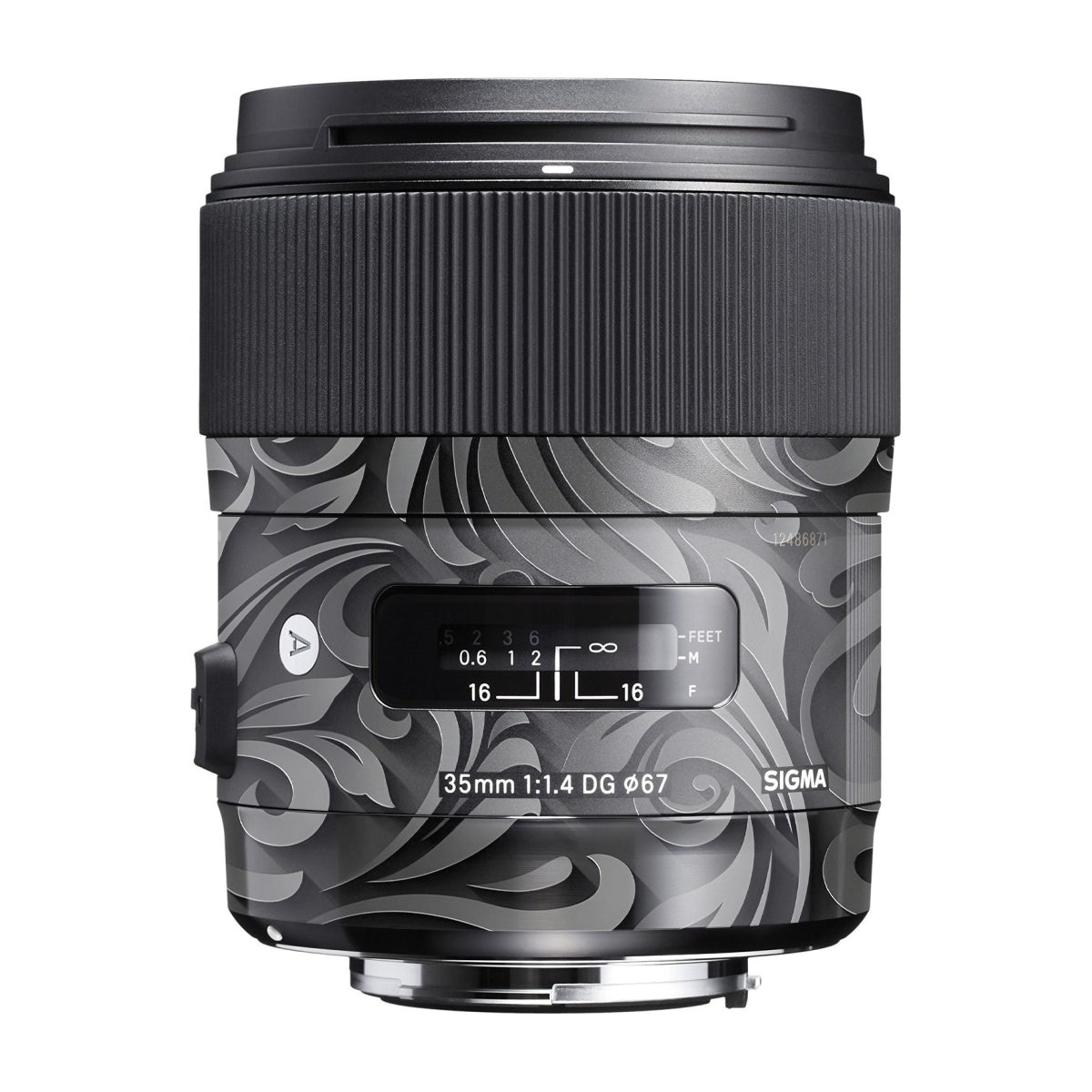 Shadow Swirl Sigma 35mm F/1.4 DG Canon Mount Camera Lens Skin