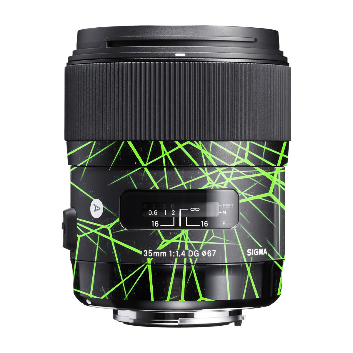 Neon Grid Sigma 35mm F/1.4 DG Canon Mount Camera Lens Skin