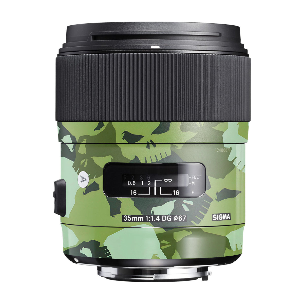 Tropic Camo Sigma 35mm F/1.4 DG Canon Mount Camera Lens Skin
