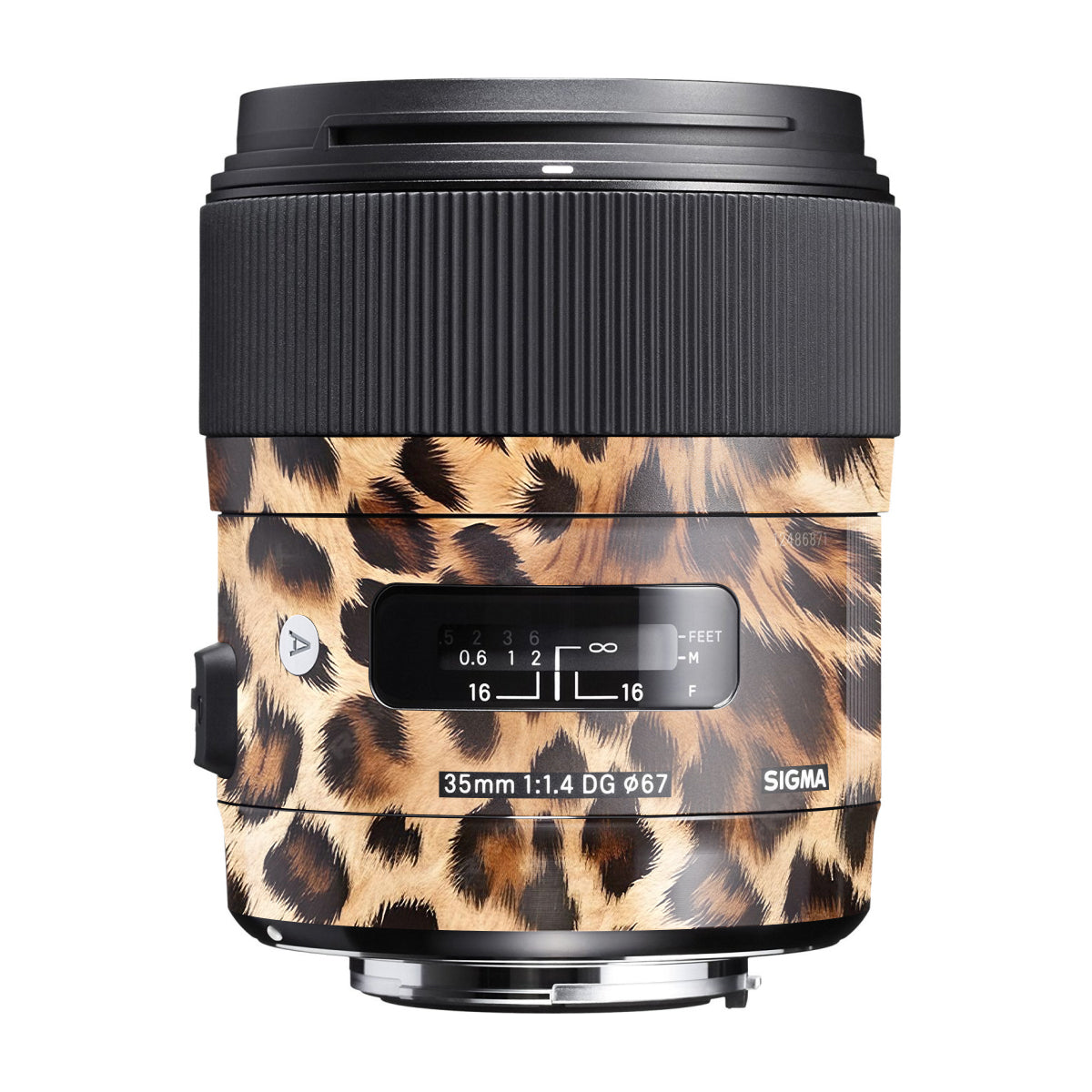 Classic Leopard Spots Sigma 35mm F/1.4 DG Canon Mount Camera Lens Skin