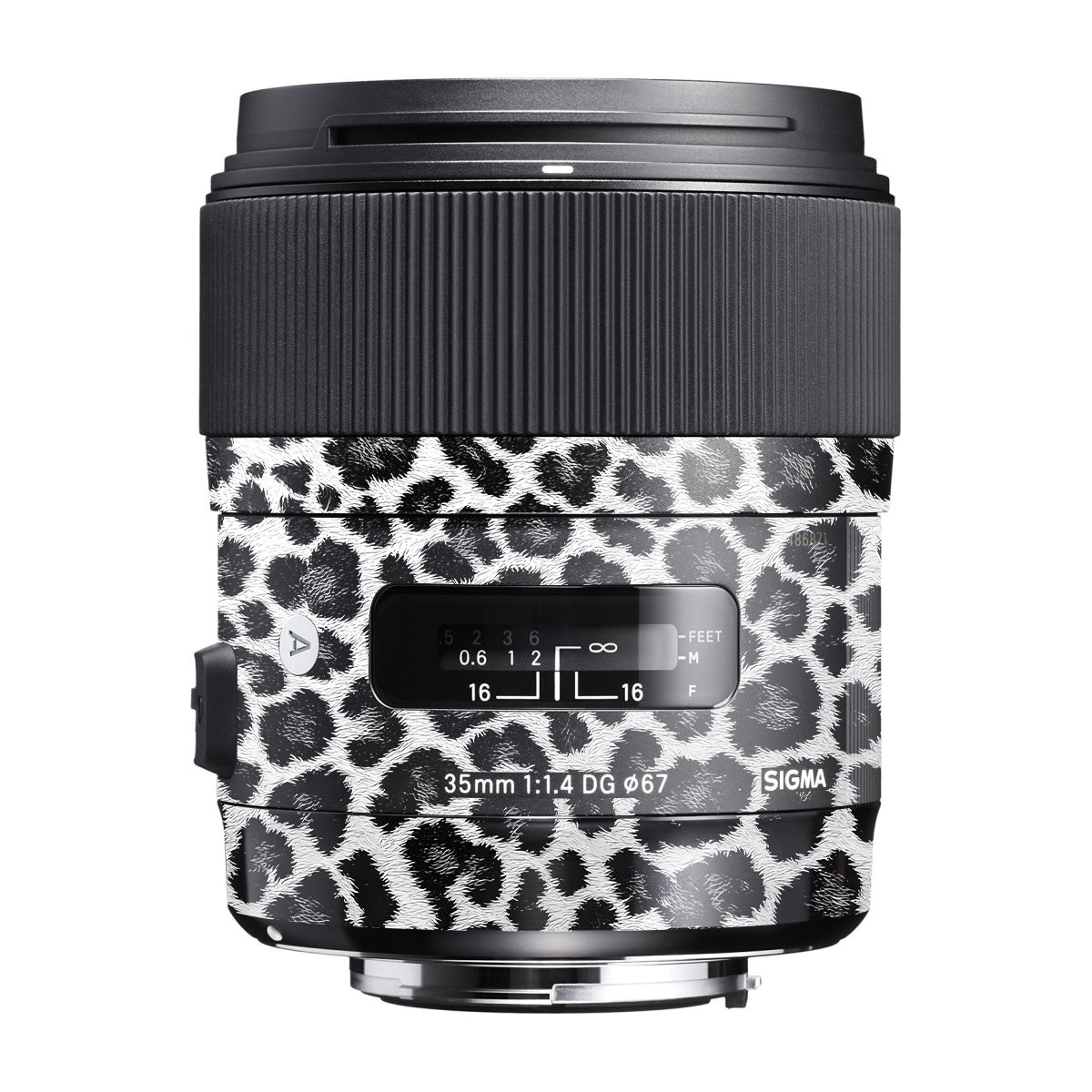 Snow Leopard Spots Sigma 35mm F/1.4 DG Canon Mount Camera Lens Skin