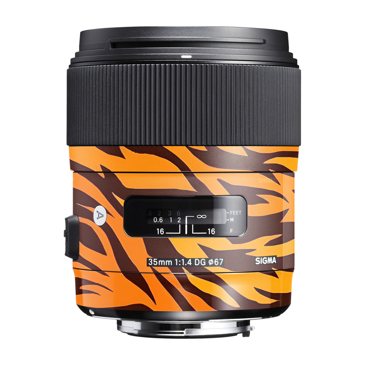 Wild Tiger Stripes Sigma 35mm F/1.4 DG Canon Mount Camera Lens Skin