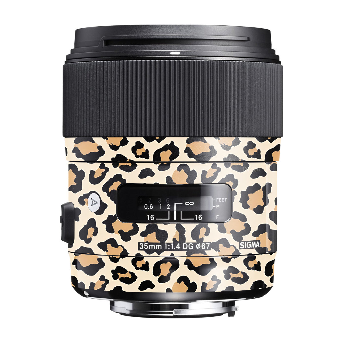 Sandy Leopard Spots Sigma 35mm F/1.4 DG Canon Mount Camera Lens Skin