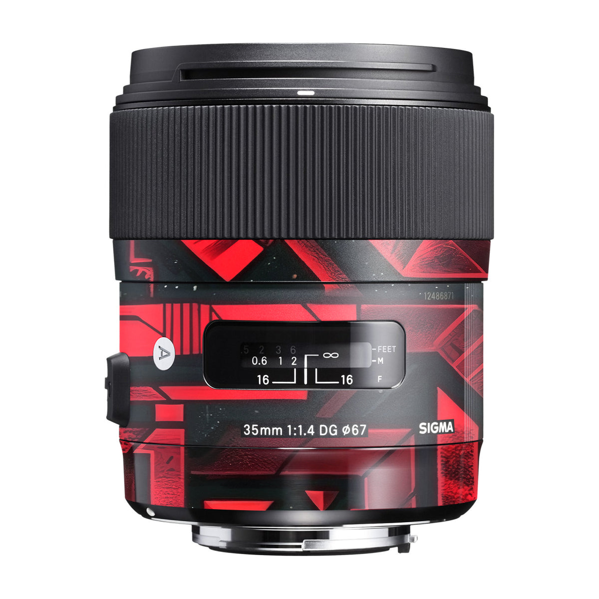 Cyber Maze Circuit Sigma 35mm F/1.4 DG Canon Mount Camera Lens Skin