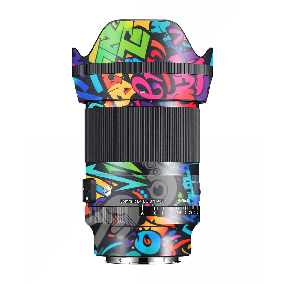 Colorful Urban Street Art Lettering Sigma 35mm F/1.4 DG DN Art Camera Lens Skin