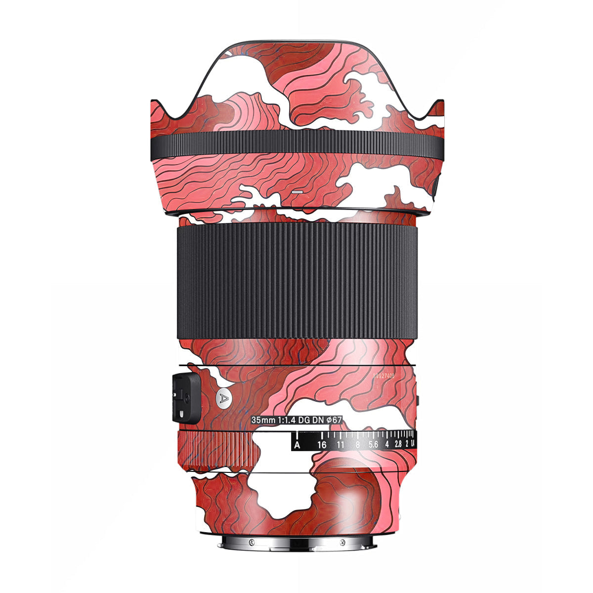 Cherry Waves Sigma 35mm F/1.4 DG HSM Art Sony E Camera Lens Skin