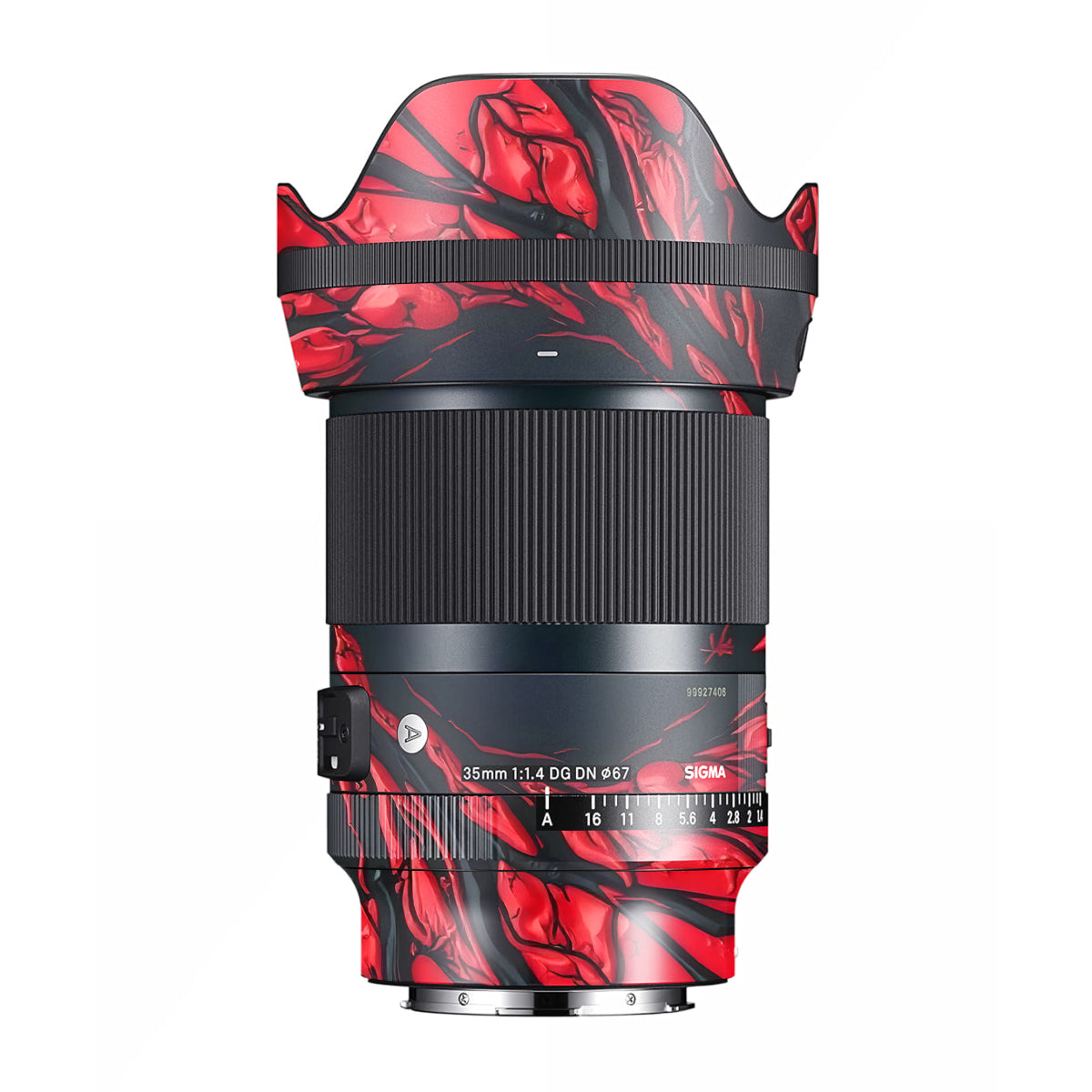 Venom Red Sigma 35mm F/1.4 DG HSM Art Sony E Camera Lens Skin
