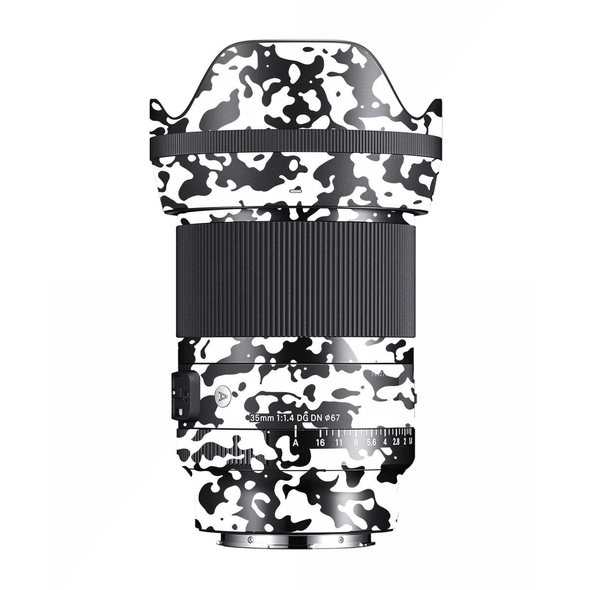 Snow Camo Sigma 35mm F/1.4 DG HSM Art Sony E Camera Lens Skin