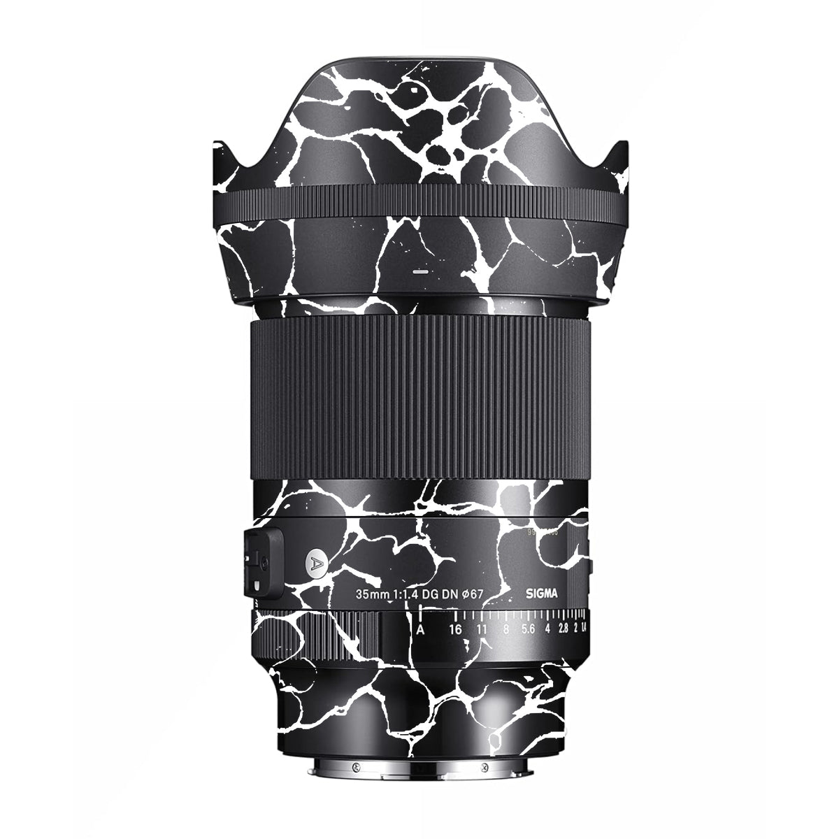 White Web Sigma 35mm F/1.4 DG HSM Art Sony E Camera Lens Skin
