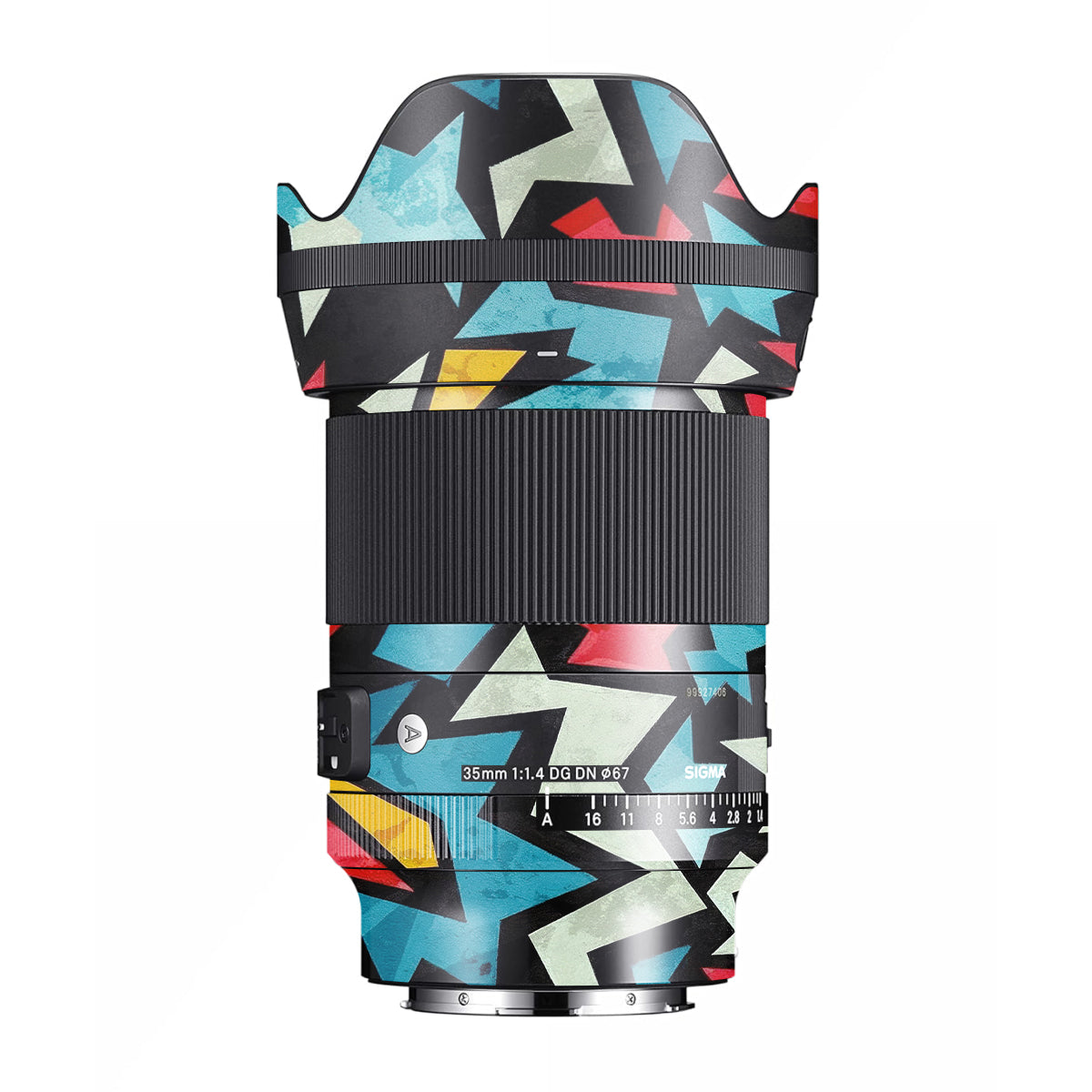 Pop Art Lightning Sigma 35mm F/1.4 DG HSM Art Sony E Camera Lens Skin