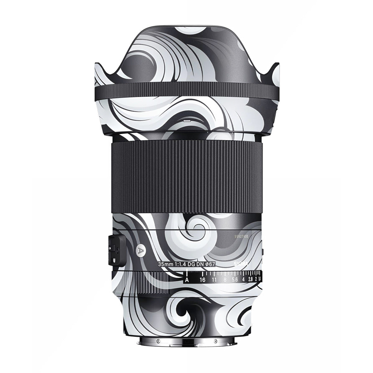 Smoke Swirl Sigma 35mm F/1.4 DG Nikon Mount Camera Lens Skin