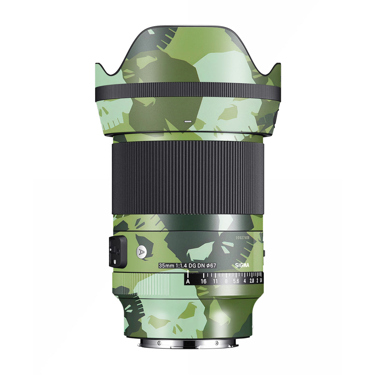 Tropic Camo Sigma 35mm F/1.4 DG Nikon Mount Camera Lens Skin