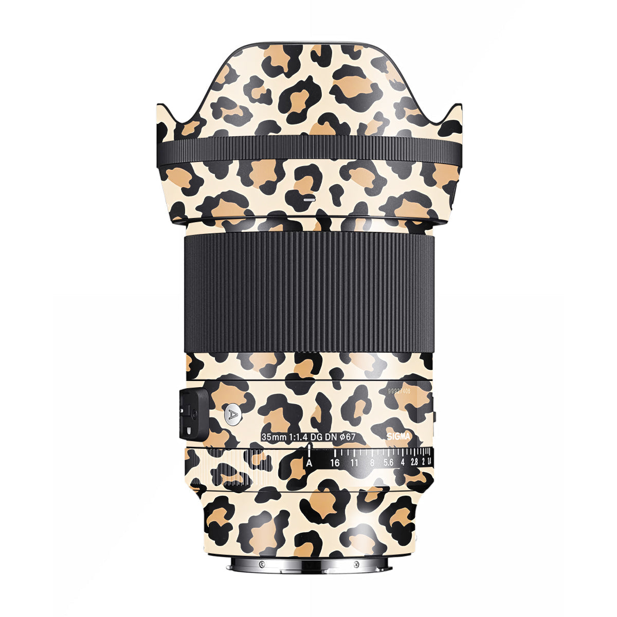 Sandy Leopard Spots Sigma 35mm F/1.4 DG Nikon Mount Camera Lens Skin