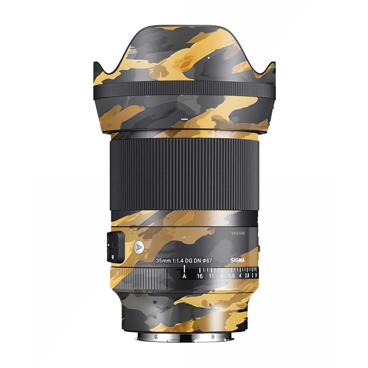 Camo Tiger Blend Sigma 35mm F/1.4 DG Nikon Mount Camera Lens Skin