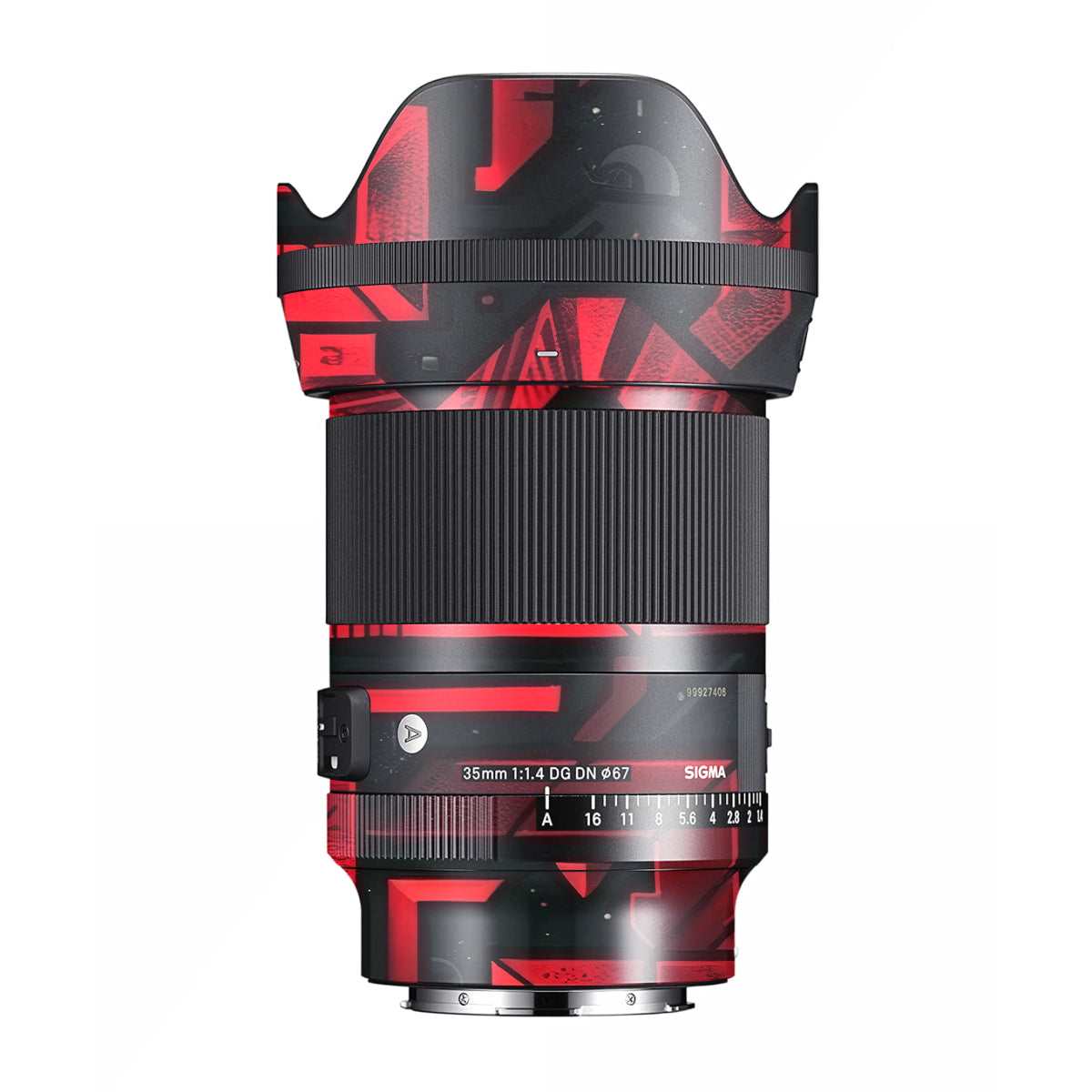 Cyber Maze Circuit Sigma 35mm F/1.4 DG Nikon Mount Camera Lens Skin