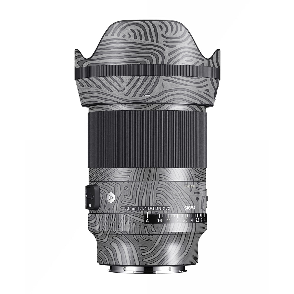 Monochrome Line Maze Sigma 50mm F/1.4 DG DN Art Sony E Camera Lens Skin