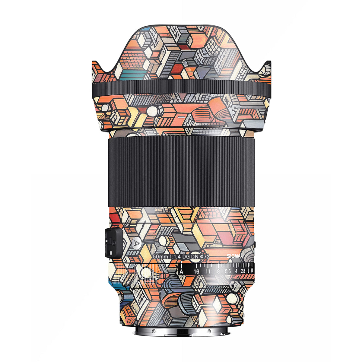 Isometric Cityscape Sigma 50mm F/1.4 DG DN Art Sony E Camera Lens Skin