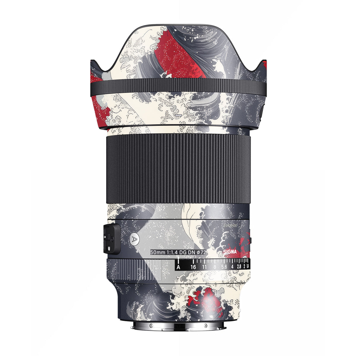 Abstract Waves Sigma 50mm F/1.2 DG DN Sony E Camera Lens Skin