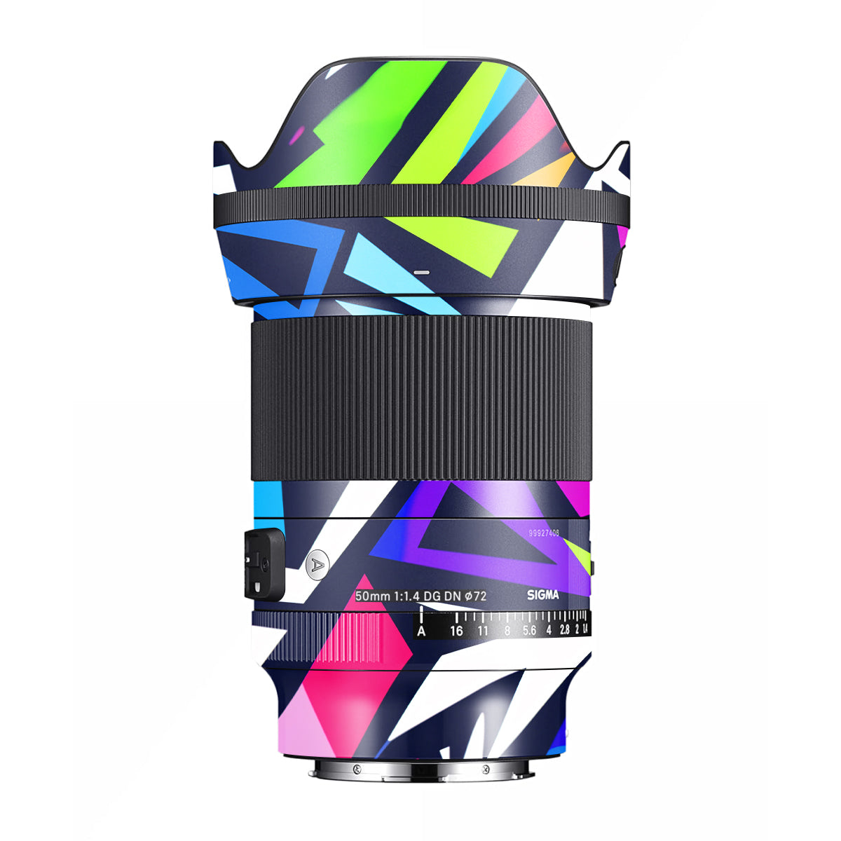 Bold Geometric Pop Sigma 50mm F/1.2 DG DN Sony E Camera Lens Skin