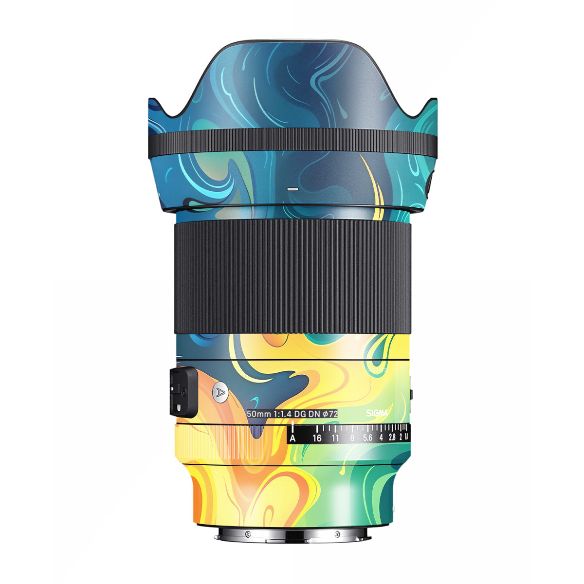 Rainbow Liquid Fusion Sigma 50mm F/1.2 DG DN Sony E Camera Lens Skin