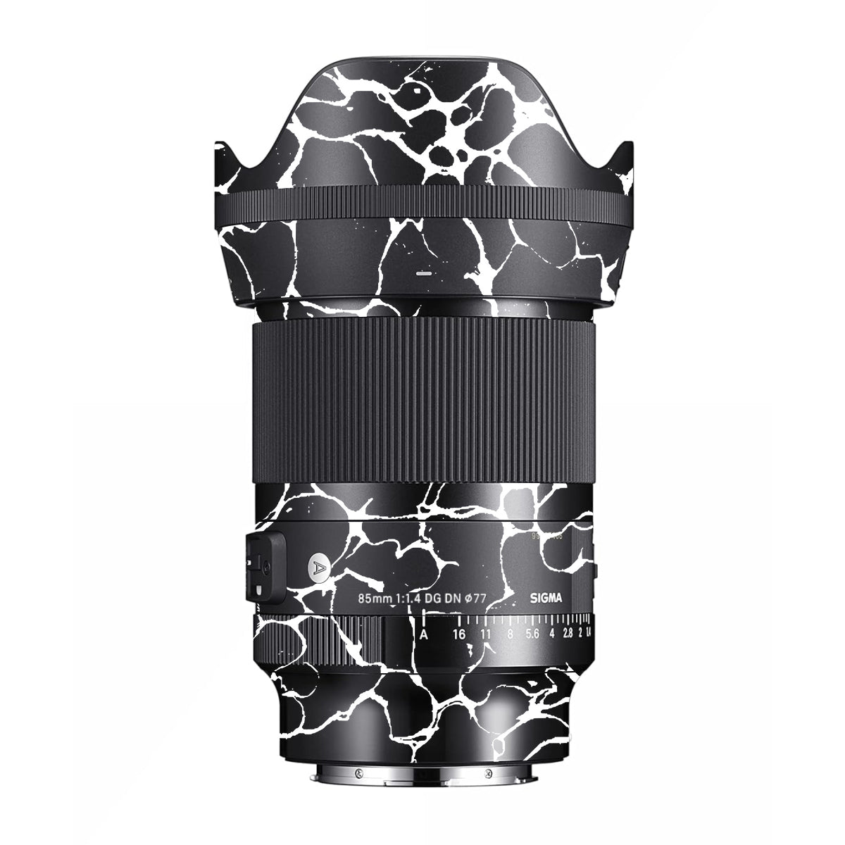 White Web Sigma 85mm F/1.4 DG DN E-mount Camera Lens Skin