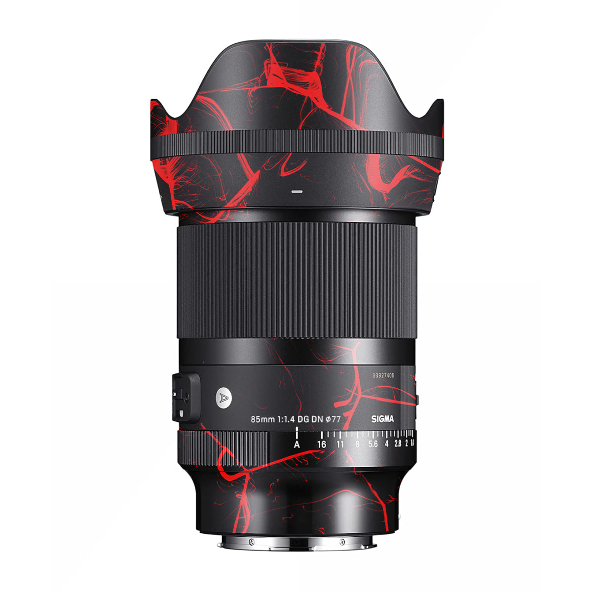 Red Neural Grid Sigma 85mm F/1.4 DG DN E-mount Camera Lens Skin