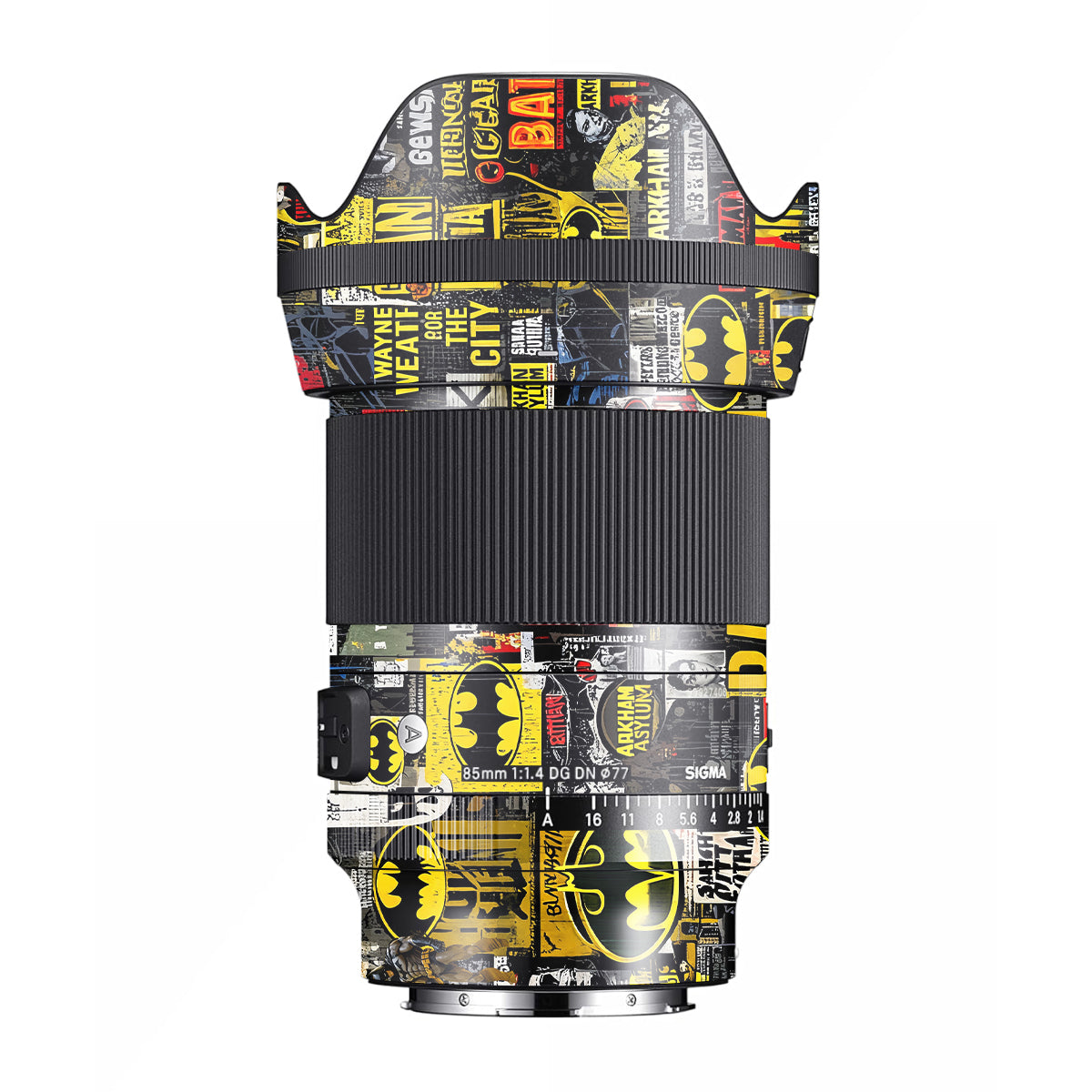 Batman Collage Sigma 85mm F/1.4 DG DN E-mount Camera Lens Skin