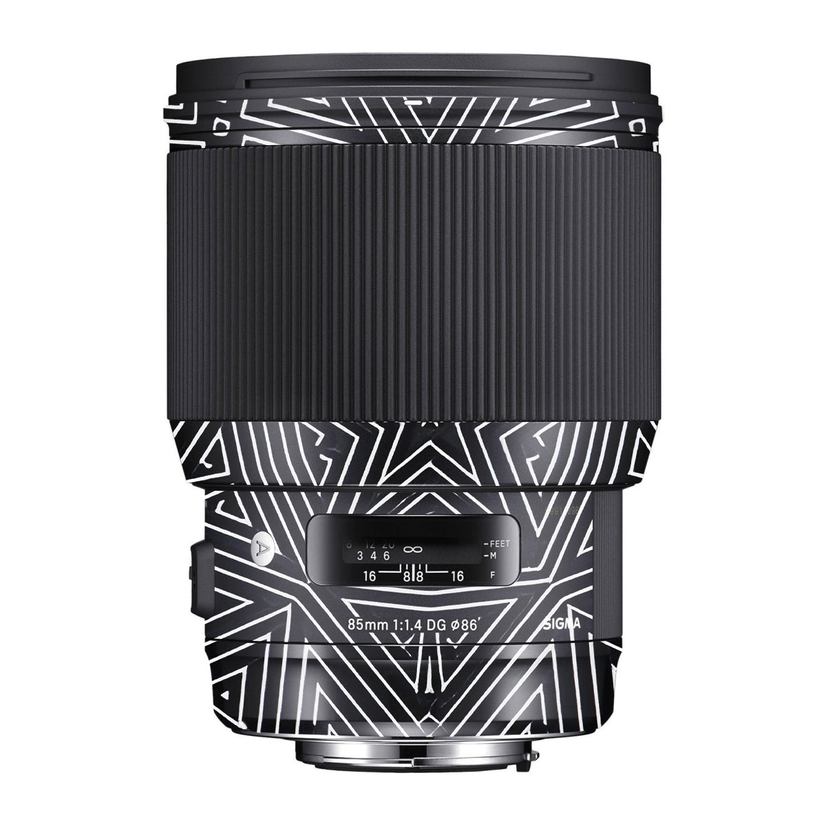 Geometric Pattern Sigma 85mm F/1.4 DG HSM Canon Camera Lens Skin