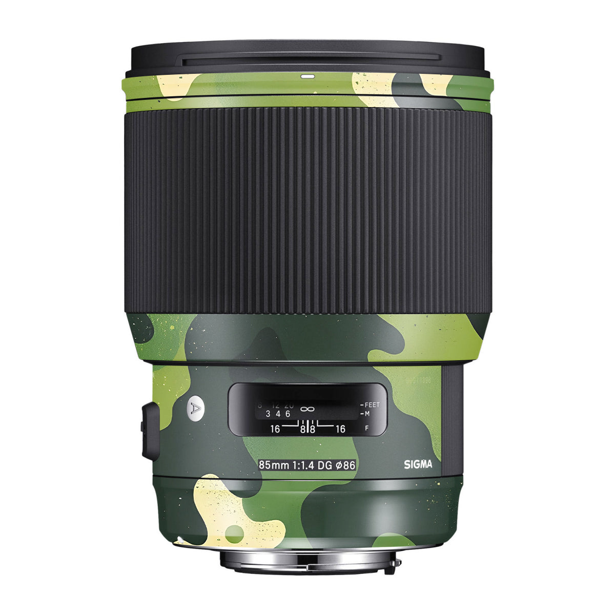 Camouflage Pattern Sigma 85mm F/1.4 DG HSM Canon Camera Lens Skin