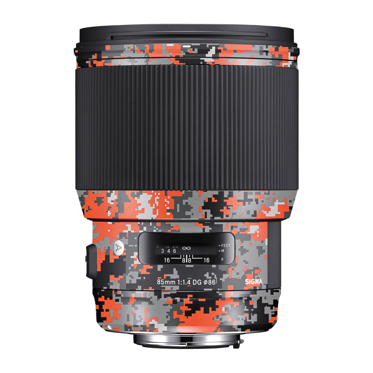 Inferno Pixel Sigma 85mm F/1.4 DG HSM Canon Camera Lens Skin