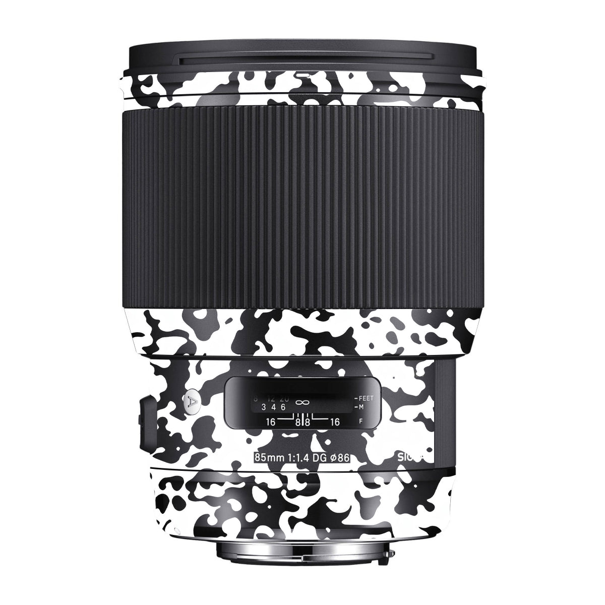Snow Camo Sigma 85mm F/1.4 DG HSM Canon Camera Lens Skin