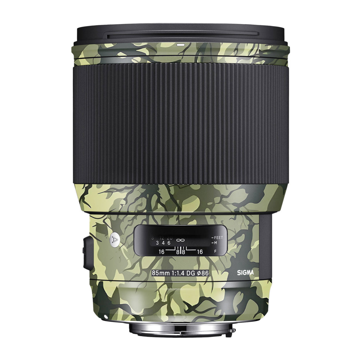 Green Tangled Vines Sigma 85mm F/1.4 DG HSM Canon Camera Lens Skin