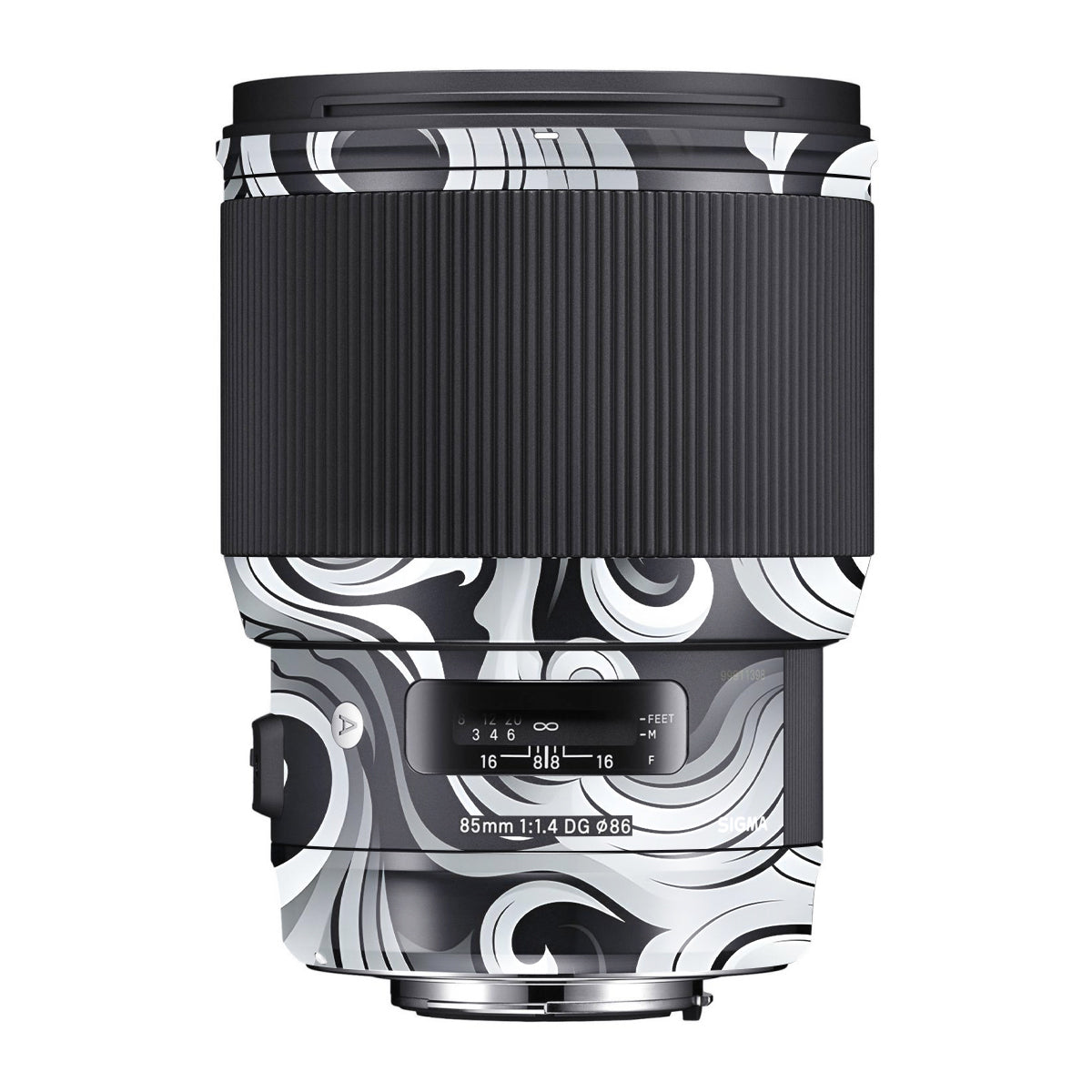 Smoke Swirl Sigma 85mm F/1.4 DG HSM Canon Camera Lens Skin