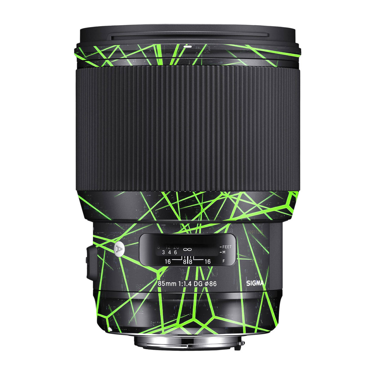 Neon Grid Sigma 85mm F/1.4 DG HSM Canon Camera Lens Skin