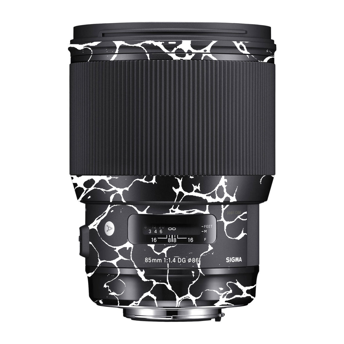 White Web Sigma 85mm F/1.4 DG HSM Canon Camera Lens Skin