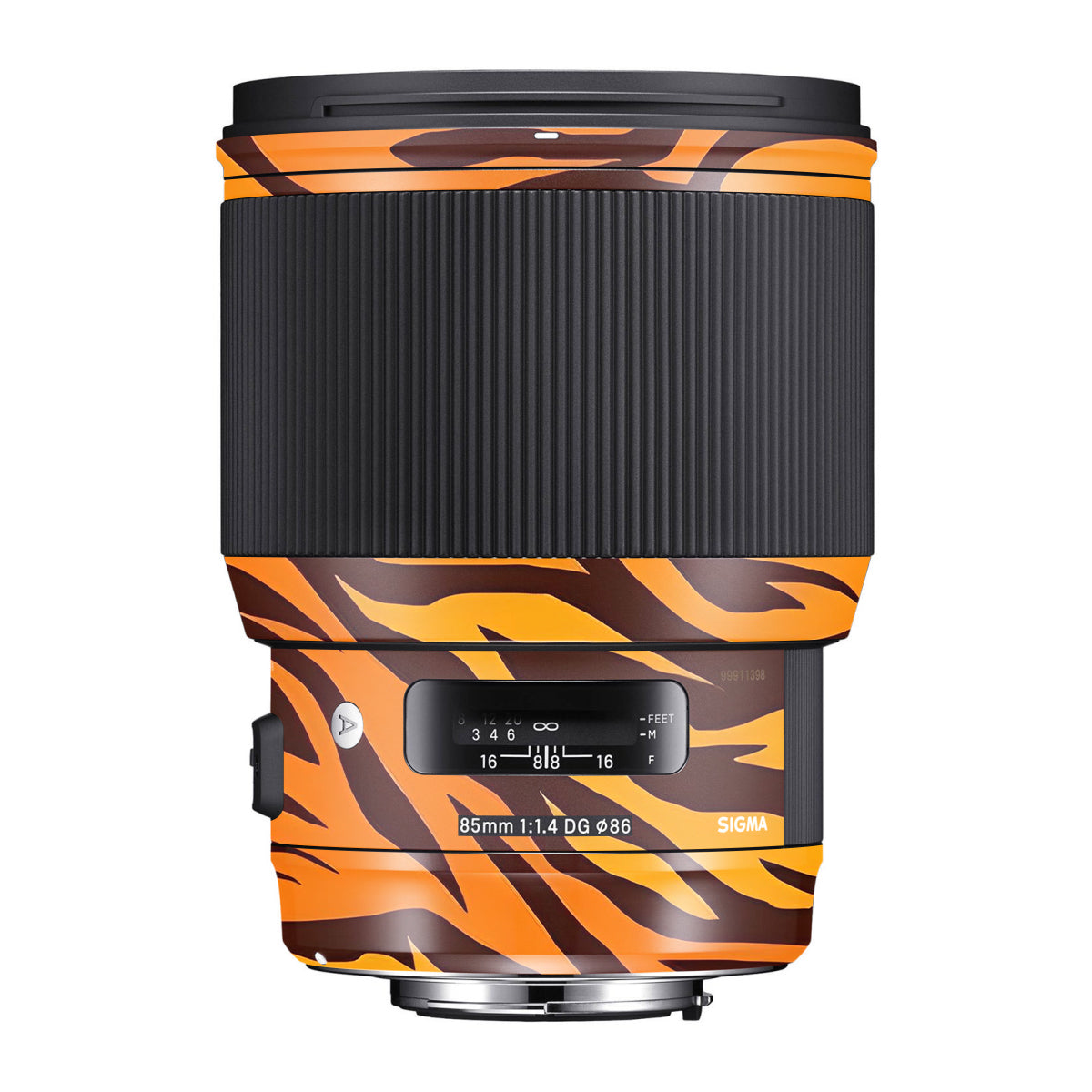 Wild Tiger Stripes Sigma 85mm F/1.4 DG HSM Canon Camera Lens Skin
