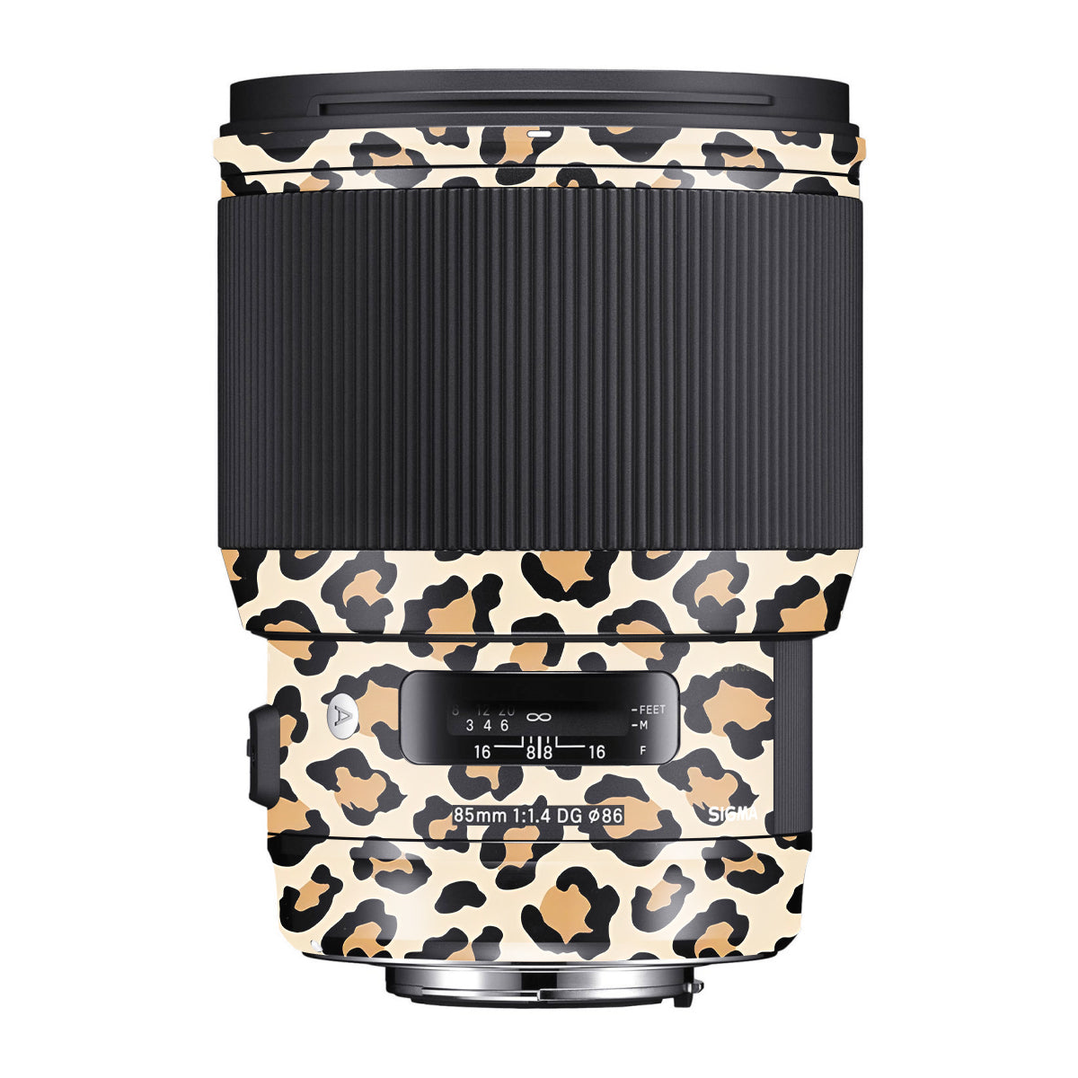 Sandy Leopard Spots Sigma 85mm F/1.4 DG HSM Canon Camera Lens Skin