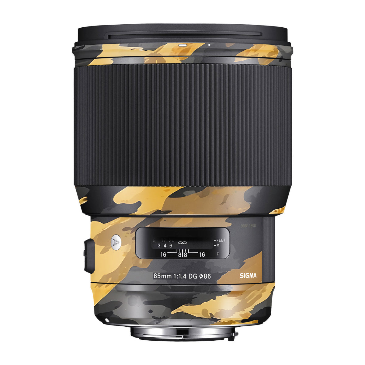 Camo Tiger Blend Sigma 85mm F/1.4 DG HSM Canon Camera Lens Skin