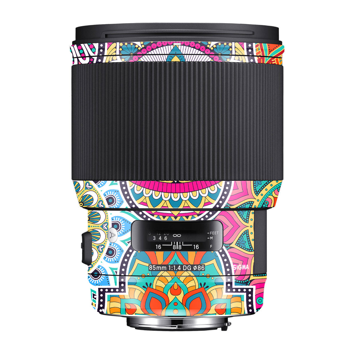 Boho Mandala Tile Pattern Sigma 85mm F/1.4 DG HSM Canon Camera Lens Skin