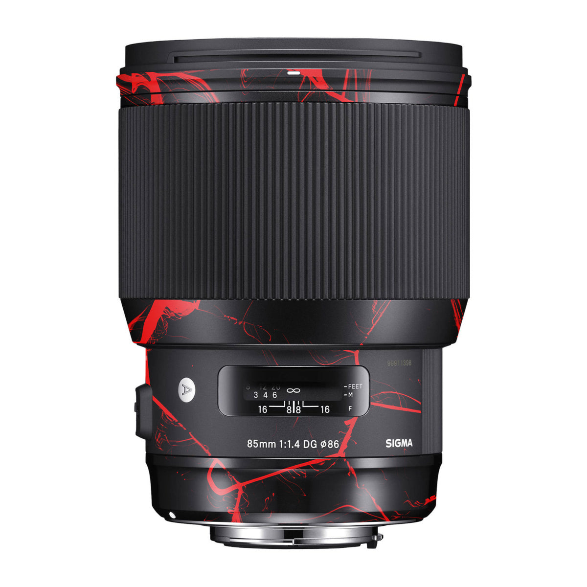 Red Neural Grid Sigma 85mm F/1.4 DG HSM Canon Camera Lens Skin