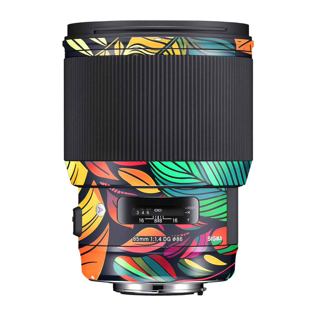 Tropical Jungle Leaves Sigma 85mm F/1.4 DG HSM Canon Camera Lens Skin