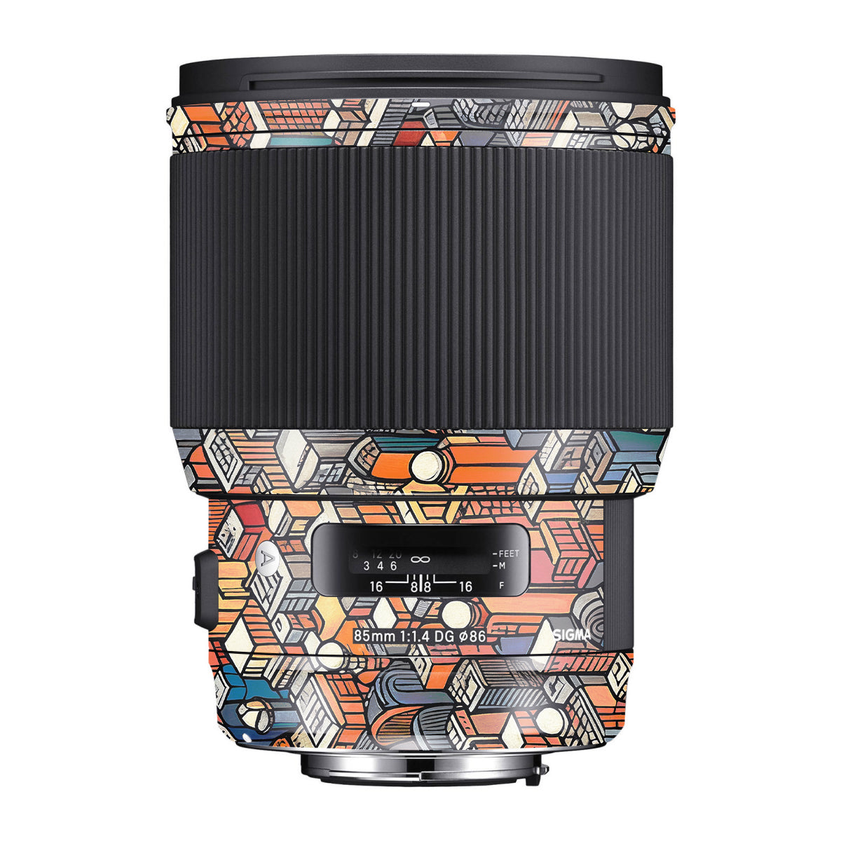 Isometric Cityscape Sigma 85mm F/1.4 DG HSM Canon Camera Lens Skin