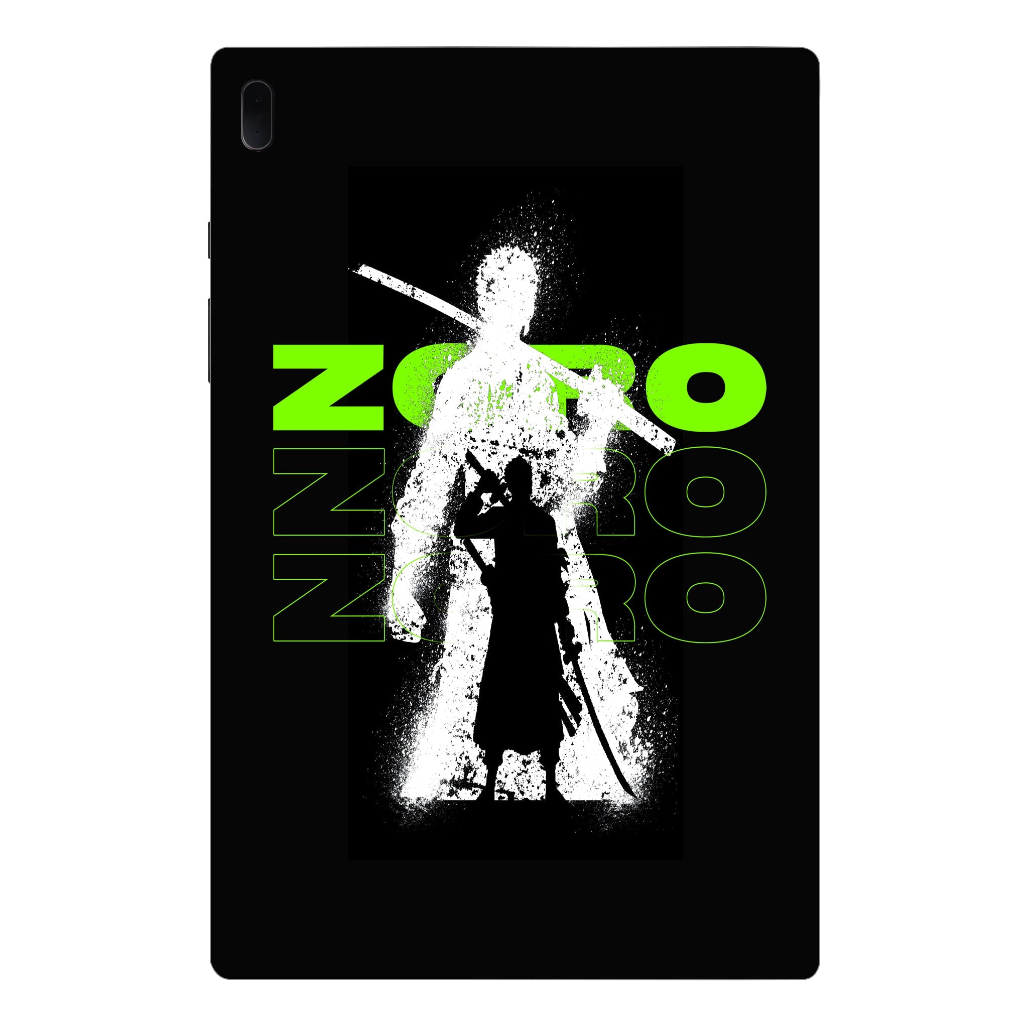 Samsung Galaxy Tab S7 FE Zoro in Green Anime Tablet Skins