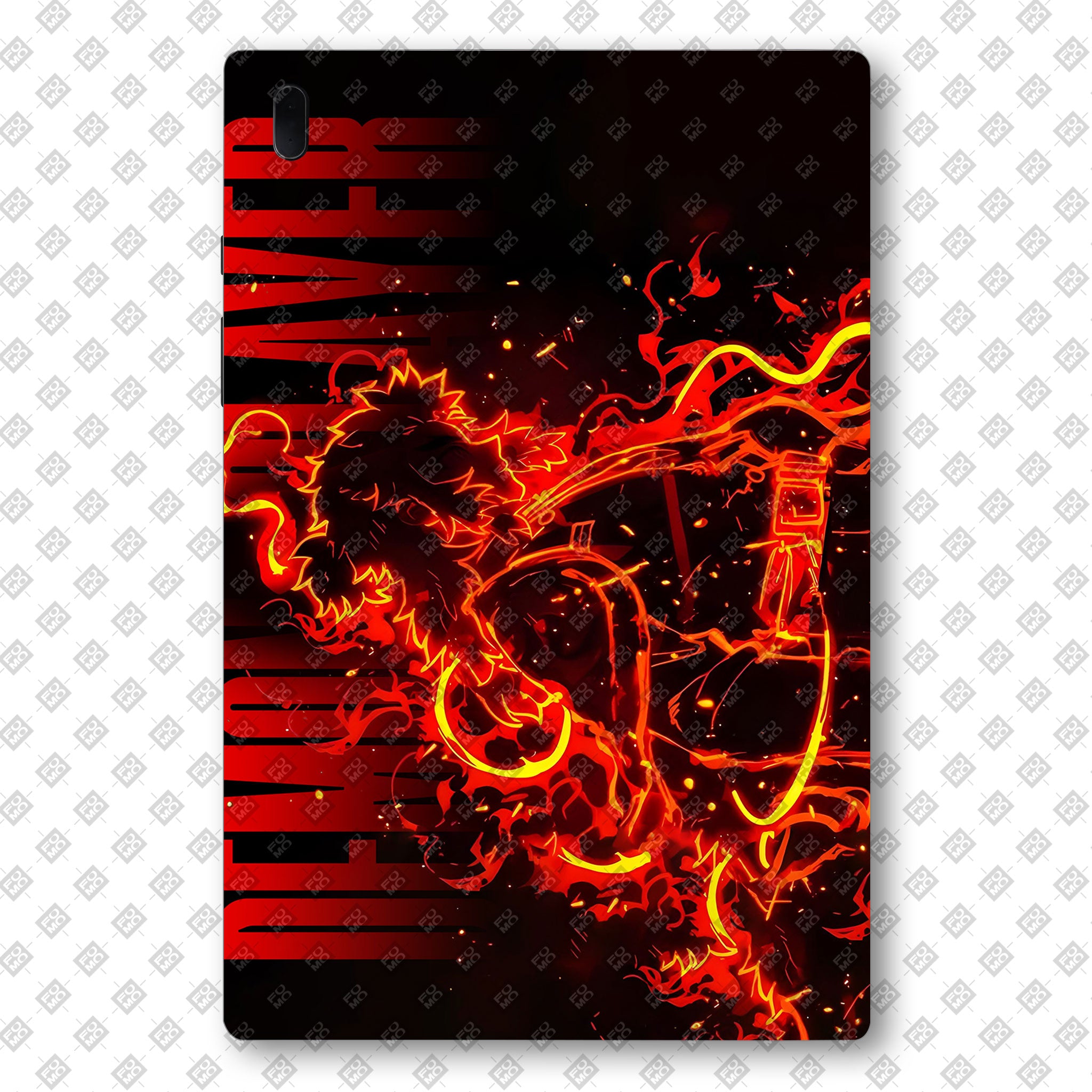 Samsung Galaxy Tab S7 FE Rengoku Blazing Inferno Anime Tablet Skins