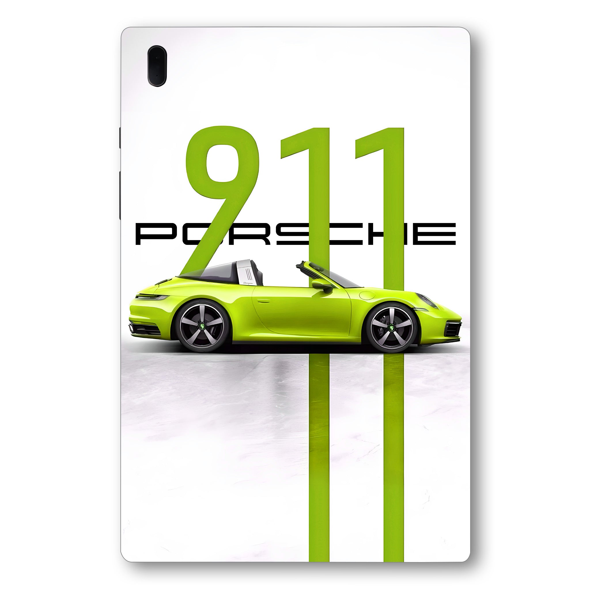Samsung Galaxy Tab S7 FE Lime Porsche 911 Cars & Bikes 3D Tablet Skin