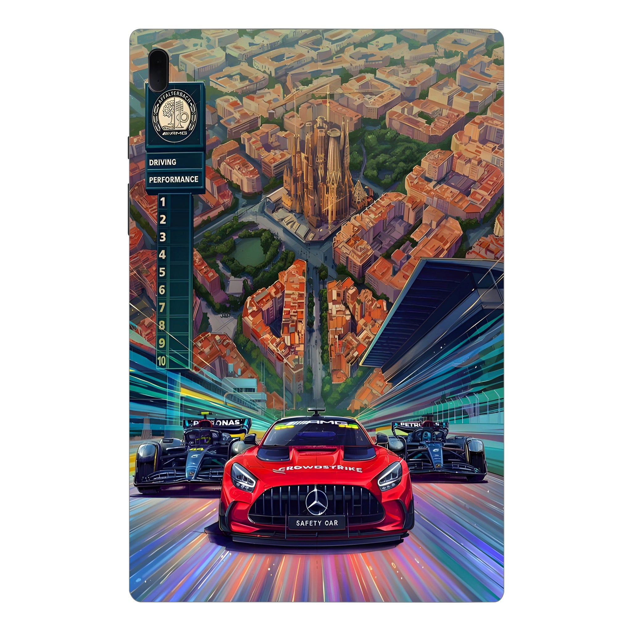 Samsung Galaxy Tab S7 FE 2023 Spanish Grand Prix Cars & Bikes Tablet Skins