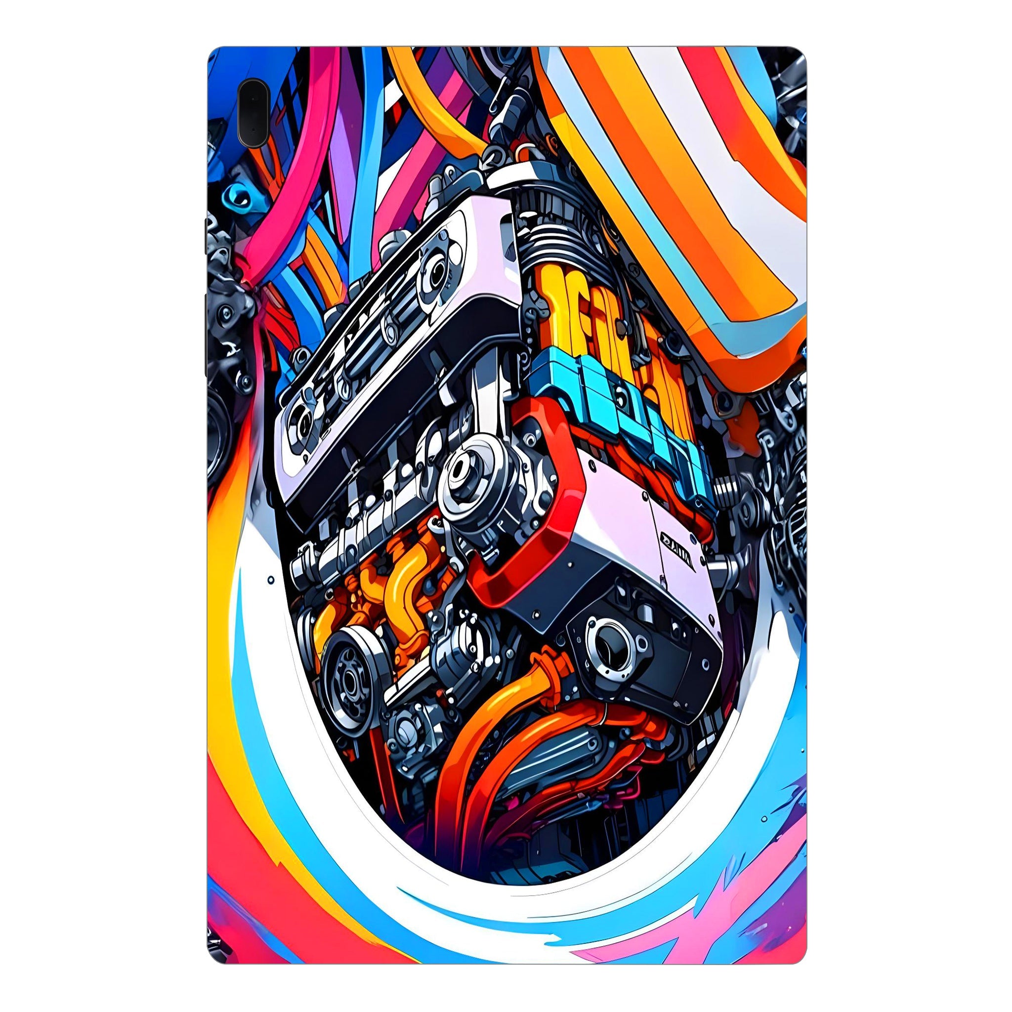 Samsung Galaxy Tab S7 FE Power in Motion Cars & Bikes Tablet Skins